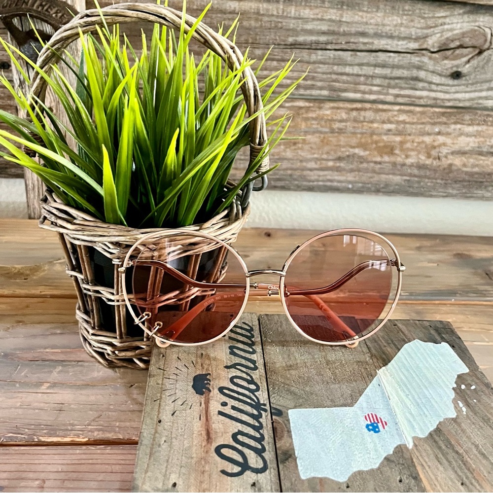 Chloe Pink Sunglasses Fashionable Accessories